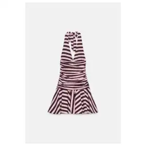 Vestido rayas Zara miniatura 2