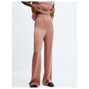 Pantalon satinado con elástico miniatura 1