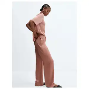 Pantalon satinado con elástico miniatura 4