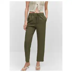 Pantalon fluido corte recto miniatura 1