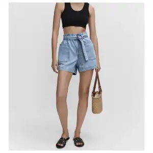 Short con cinto paperbag Mng miniatura 1