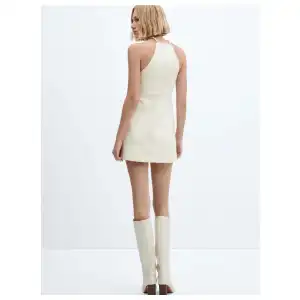 Vestido polipiel corto beige Mng miniatura 2