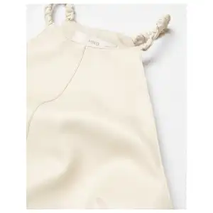 Vestido polipiel corto beige Mng miniatura 3