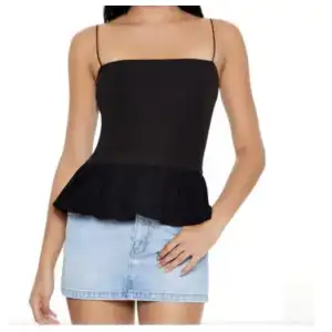 Blusa de tirantes y vuelo F21 miniatura 1