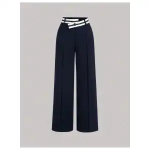 Pantalon de vestir fajin blanco miniatura 1