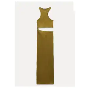 Vestido ribbed cut out Zara miniatura 1