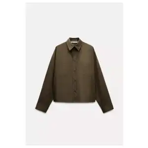 Camisa oversize manga larga Zara miniatura 1