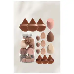 Sets de esponjas y borlas miniatura 3