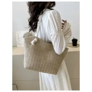 Bolso tejido mediano miniatura 1