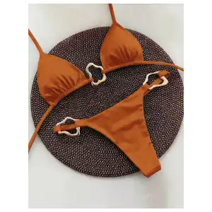 Bikini detalle de dorado miniatura 3