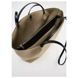 Bolso shopper extra grande ZARA miniatura 2