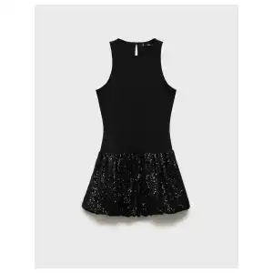 Vestido lentejuelas balloon Mango miniatura 3