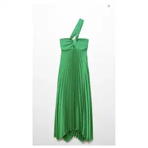 Vestido maxi plisado Mango miniatura 3