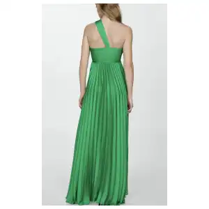 Vestido maxi plisado Mango miniatura 2