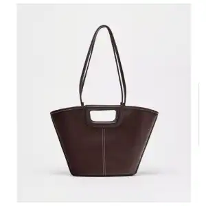 Bolso shopper camel ZARA miniatura 1