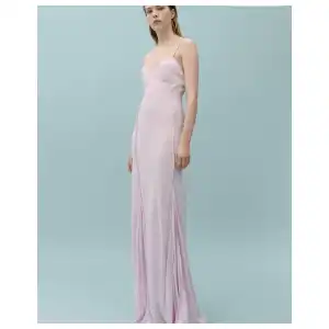 Vestido malva Victoria Beckham x Mango miniatura 1